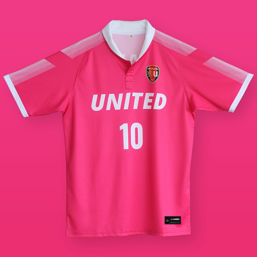 ショッキングピンクがインパクト大のサッカーユニフォーム Color Palette サッカーユニフォーム フットサルユニフォームのチームオーダー Unio