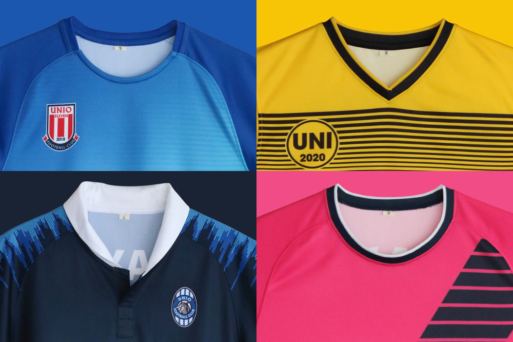 Unioのサッカーユニフォームの4種類の襟について ブログ サッカーユニフォーム フットサルユニフォームのチームオーダー Unio