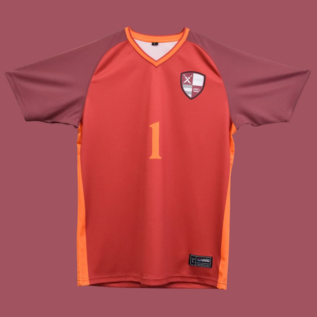 オレンジのラインがオシャレなサッカーユニフォーム Color Palette サッカーユニフォーム フットサルユニフォームのチームオーダー Unio