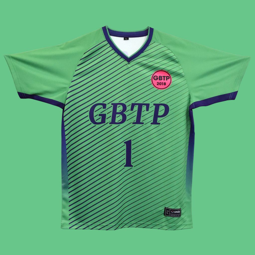グリーンが爽やかなキーパーユニフォーム Color Palette サッカーユニフォーム フットサルユニフォームのチームオーダー Unio