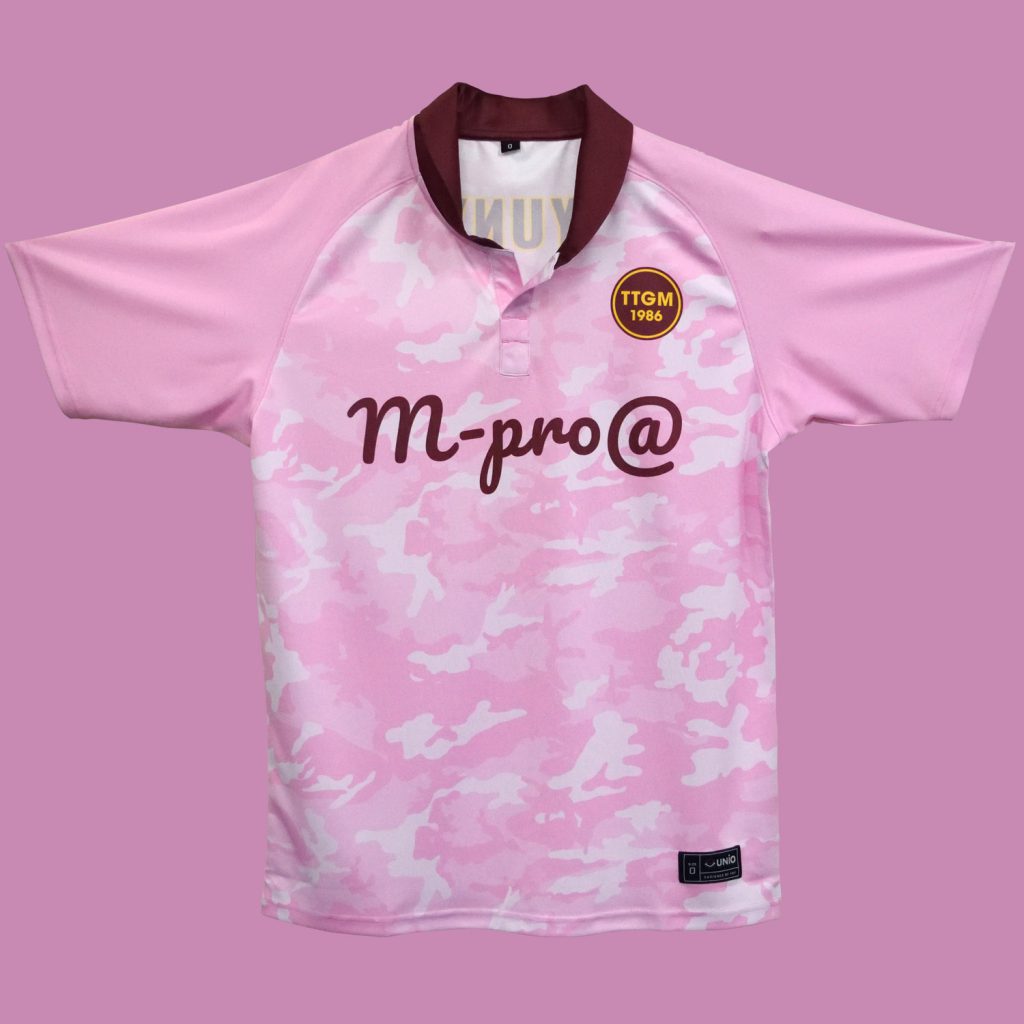 ピンクの迷彩ユニフォーム Color Palette サッカーユニフォーム フットサルユニフォームのチームオーダー Unio