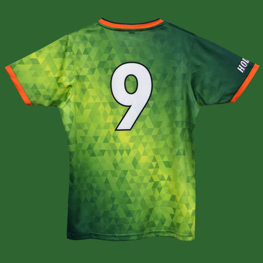 斜めグラデーションのサッカーユニフォーム Color Palette サッカーユニフォーム フットサルユニフォームのチームオーダー Unio