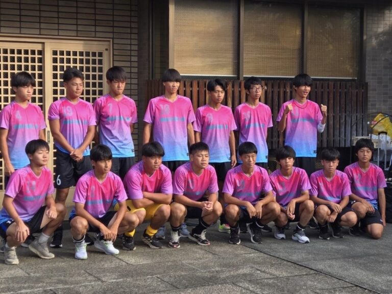 八丈高校サッカー部様 サッカーユニフォーム オーダー事例